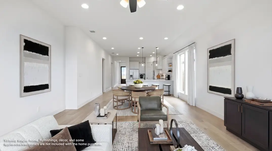 Furnished interior view inside a new home in Meraki, Forney (Image 8).