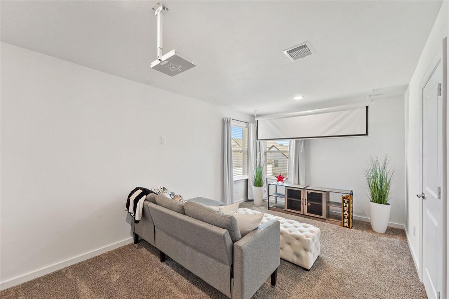Furnished interior view inside a new home in Uptown District, Houston (Image 6).