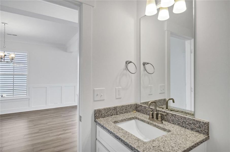 Furnished interior view inside a new home in Villas at Dawsonville, Dawsonville (Image 2). Furnished interior view inside a new home in Villas at Dawsonville, Dawsonville (Image 2).