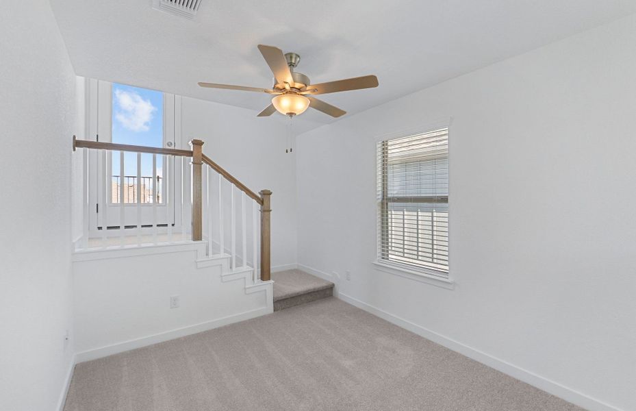 Spacious, unfurnished interior of a new home in Santa Rita Ranch, Liberty Hill (Image 37). Spacious, unfurnished interior of a new home in Santa Rita Ranch, Liberty Hill (Image 37).
