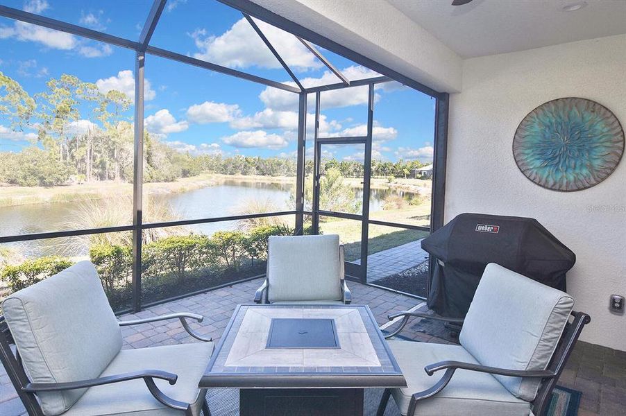 Exterior details and patio area of a home in , Englewood (Image 26).