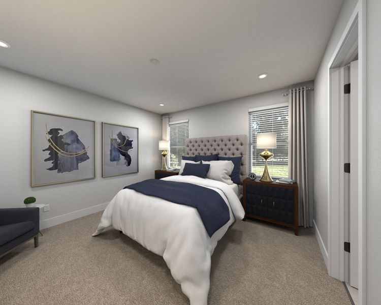 Furnished interior view inside a new home in Lakes at Bella Lago - Signature Series, Franklin (Image 6). Furnished interior view inside a new home in Lakes at Bella Lago - Signature Series, Franklin (Image 6).