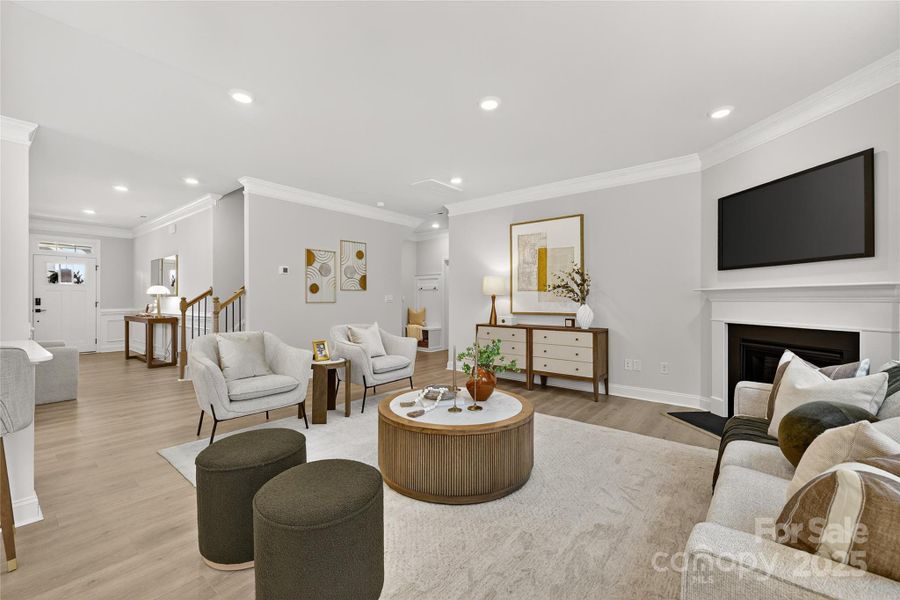 Furnished interior view inside a new home in Falls Cove, Troutman (Image 13).