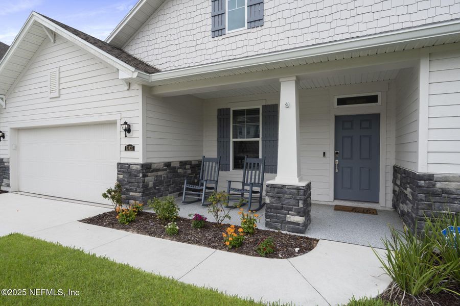 Exterior details and patio area of a home in , Jacksonville (Image 2). Exterior details and patio area of a home in , Jacksonville (Image 2).