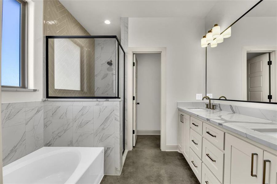 Furnished interior view inside a new home in , Cresson (Image 11).