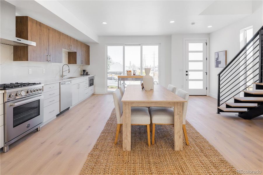 Furnished interior view inside a new home in , Denver (Image 10).