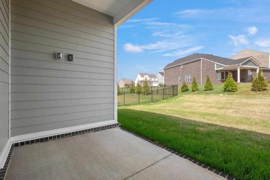 The Damien C Outdoor Living Area