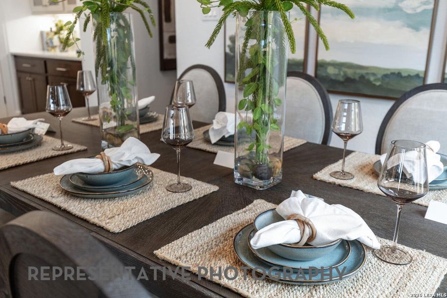 Close-up of interior finishes inside a home in Prominence, San Antonio (Image 20).