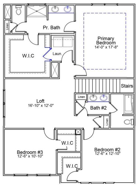 2D floor plan layout of this home in , Summerville, SC (Image 5).