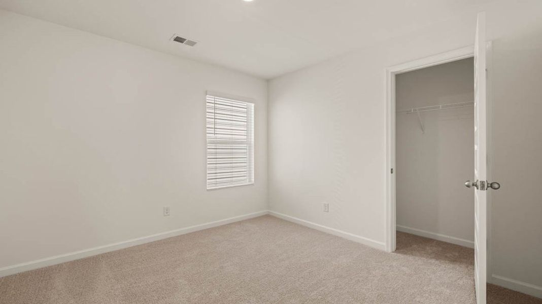 Representative unfurnished interior of a home built from the Hillcrest by D.R. Horton in Shoal Creek, Hampton (Image 14). Representative unfurnished interior of a home built from the Hillcrest by D.R. Horton in Shoal Creek, Hampton (Image 14).