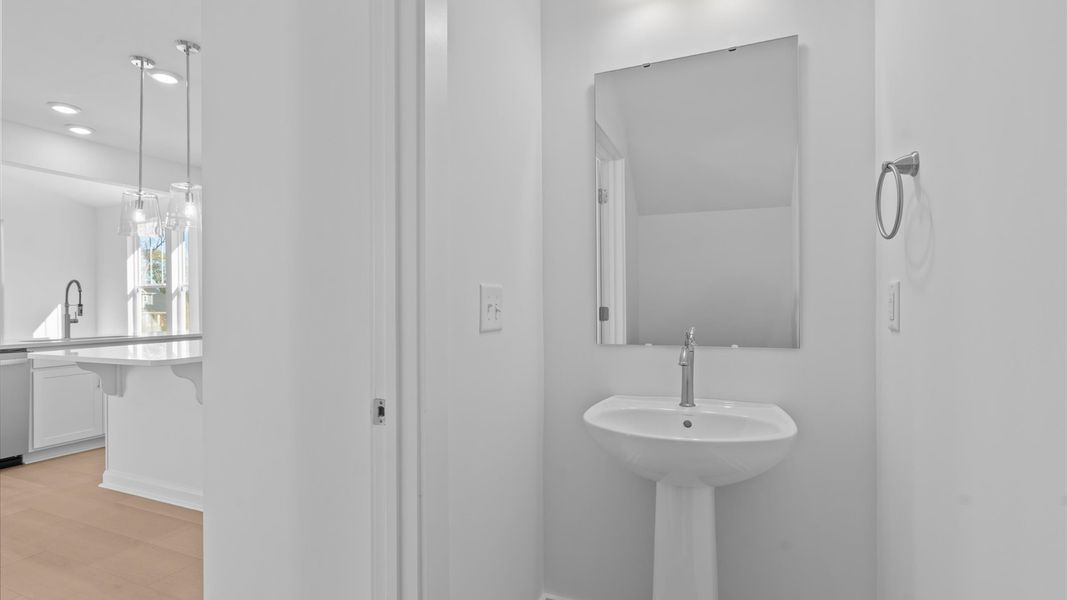 Furnished interior view inside a new home in Creeks at Midway, Anderson (Image 11).