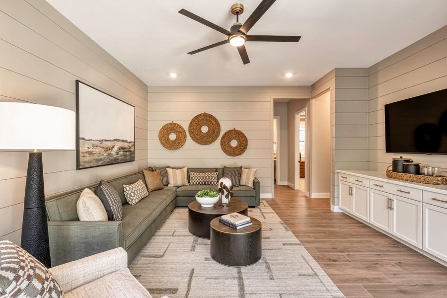Representative furnished interior of a home built from the Lustre Plan 9003 by Tri Pointe Homes in Emberly, Gilbert (Image 13). Representative furnished interior of a home built from the Lustre Plan 9003 by Tri Pointe Homes in Emberly, Gilbert (Image 13).