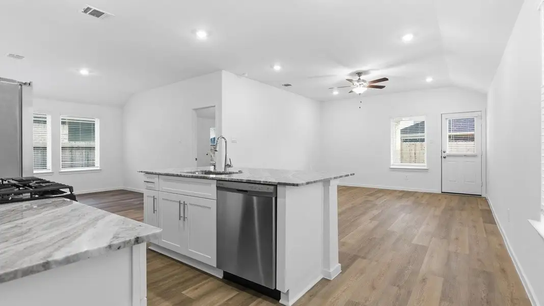 Furnished interior view inside a new home in , League City (Image 4).