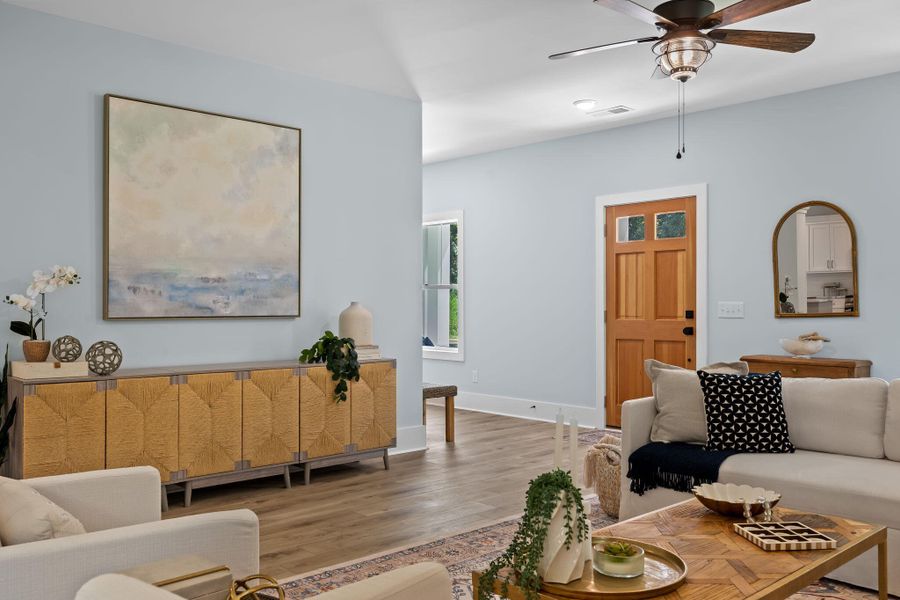 Furnished interior view inside a new home in , Johns Island (Image 31).