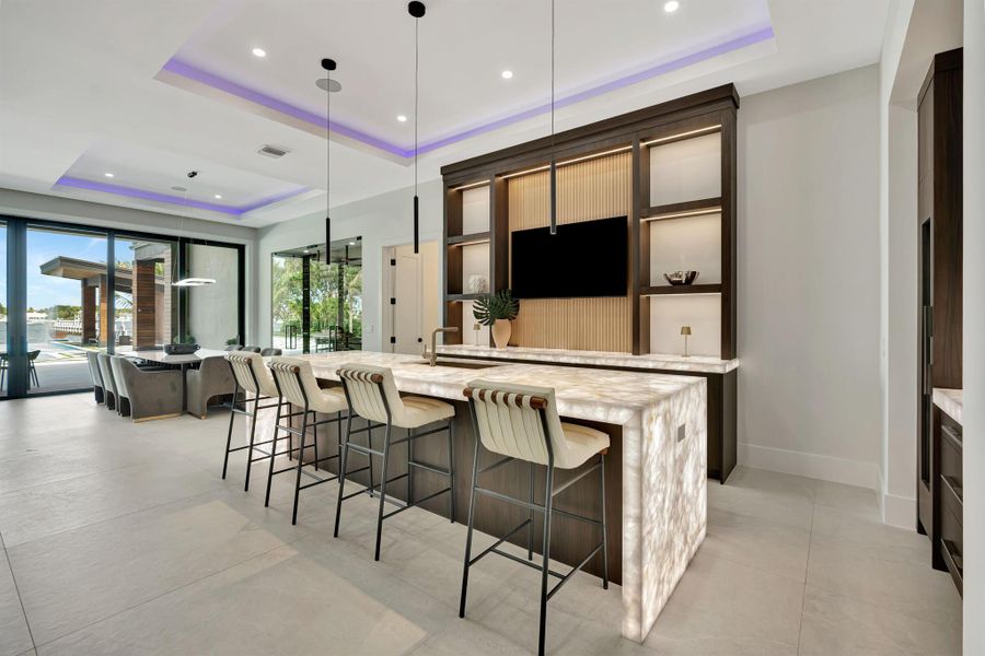 Furnished interior view inside a new home in , Lantana (Image 82).