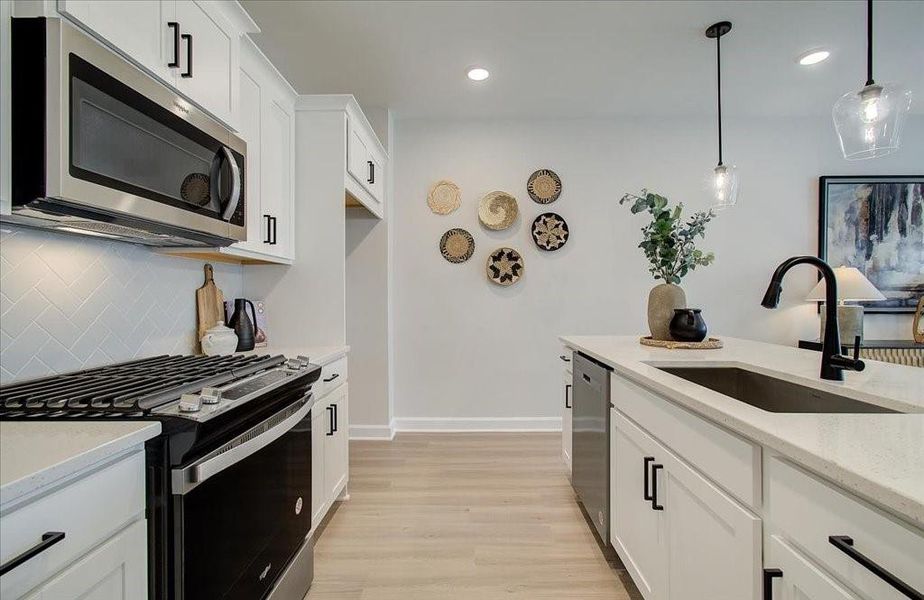 Furnished interior view inside a new home in East Park Village, Kennesaw (Image 11). Furnished interior view inside a new home in East Park Village, Kennesaw (Image 11).