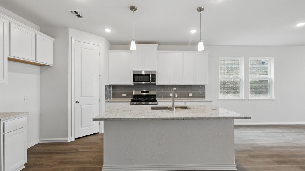 Furnished interior view inside a new home in Bel Air Village, Sherman (Image 7). Furnished interior view inside a new home in Bel Air Village, Sherman (Image 7).