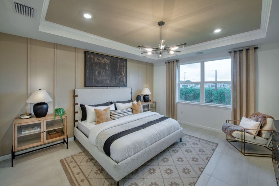 Furnished interior view inside a new home in Costa Pointe, Vero Beach (Image 9).