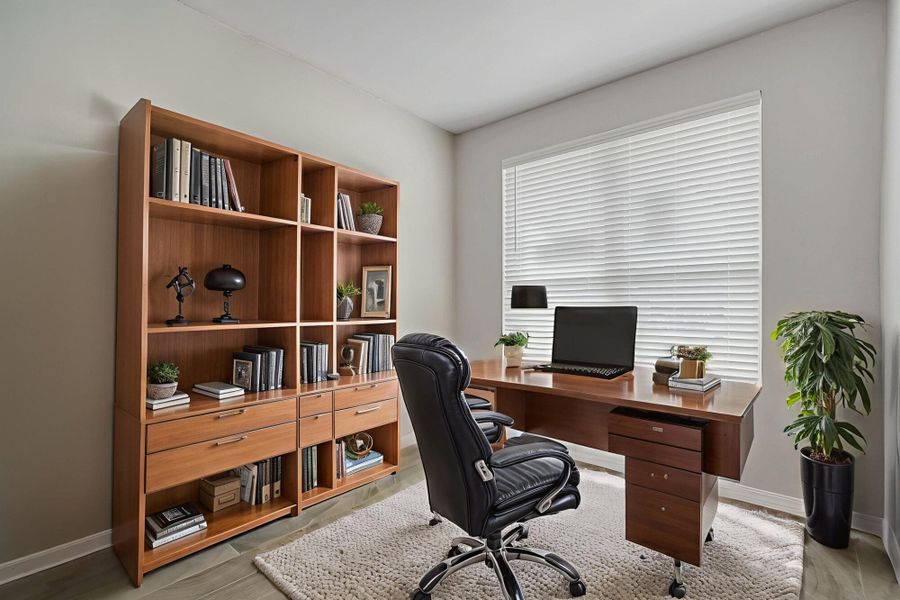 Furnished interior view inside a new home in Paseos Del Este, Horizon City (Image 7).