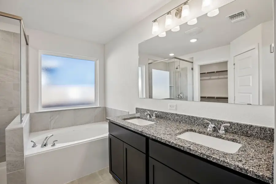Furnished interior view inside a new home in Rancho San Gabriel, Georgetown (Image 4).