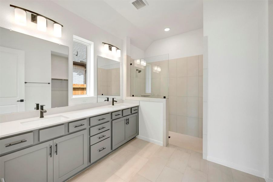 Furnished interior view inside a new home in Jordan Ranch - Terrace Collection, Fulshear (Image 9).