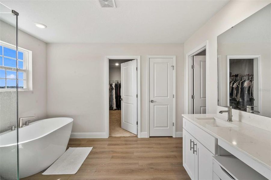 Furnished interior view inside a new home in Mirada, San Antonio (Image 17).