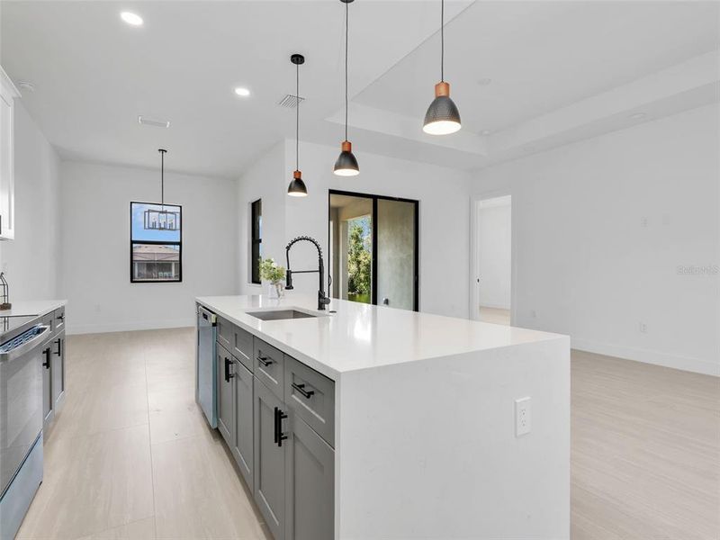 Furnished interior view inside a new home in , Cape Coral (Image 16).