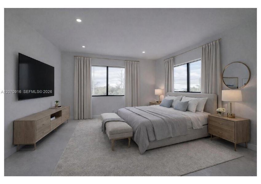 Furnished interior view inside a new home in , Cutler Bay (Image 12).