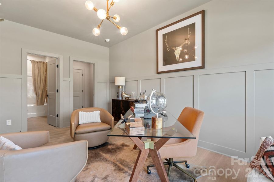Furnished interior view inside a new home in , Huntersville (Image 12).