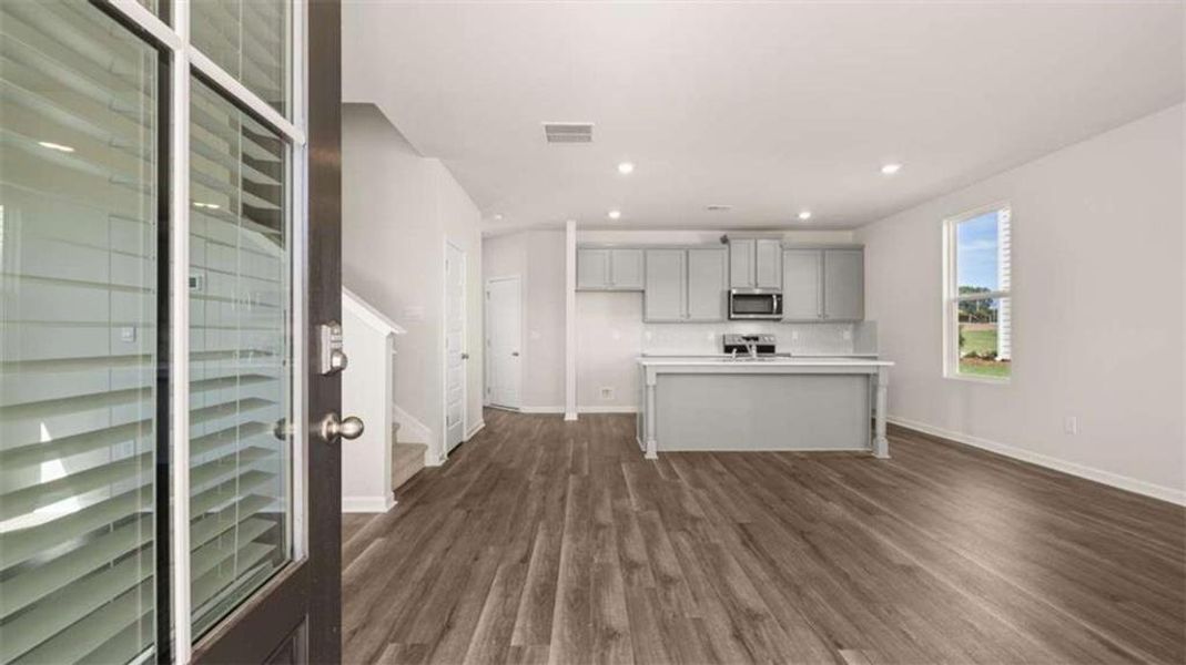 Spacious, unfurnished interior of a new home in Brookland Commons, Monroe (Image 18).