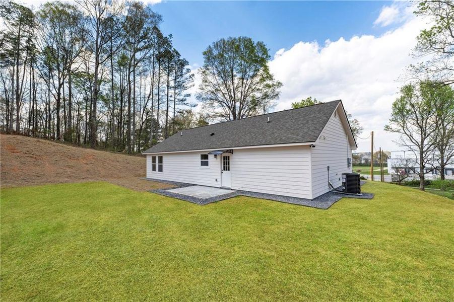 Exterior details and patio area of a home in , Cartersville (Image 25).