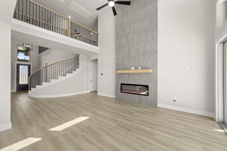 Spacious, unfurnished interior of a new home in Birdsong - Harwood, Mansfield (Image 16).