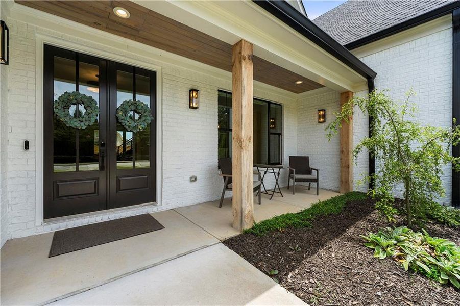 Exterior details and patio area of a home in , Dacula (Image 26).