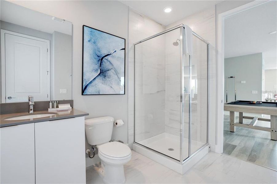 Furnished interior view inside a new home in , Reunion (Image 8). Furnished interior view inside a new home in , Reunion (Image 8).