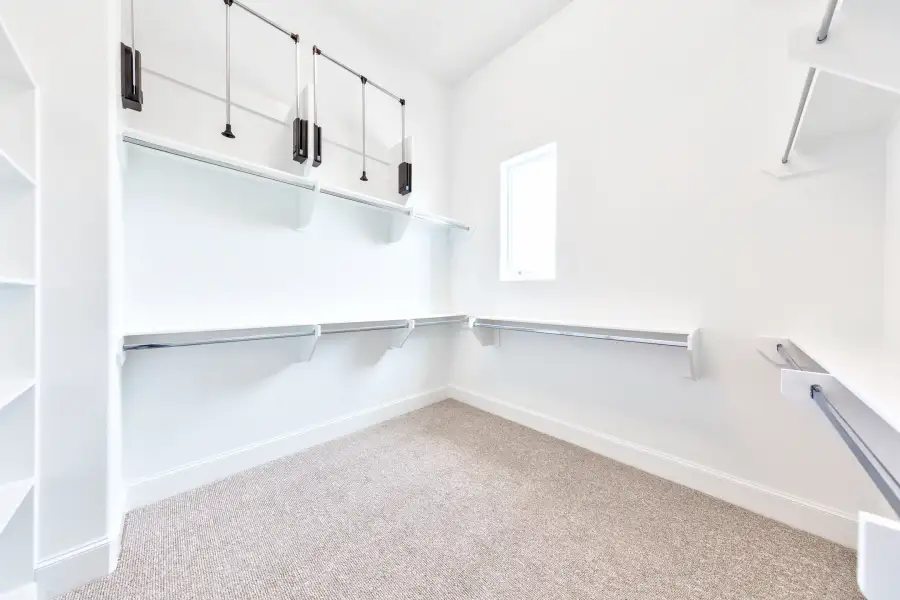 Spacious, unfurnished interior of a new home in The Brownstones at East Quarter, Dallas (Image 19).