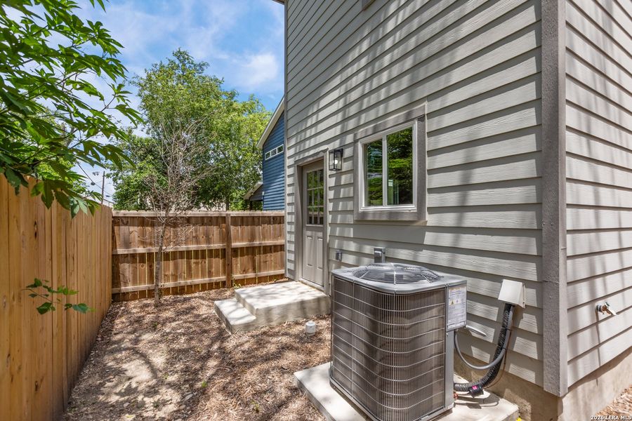 Exterior details and patio area of a home in , San Antonio (Image 1). Exterior details and patio area of a home in , San Antonio (Image 1).