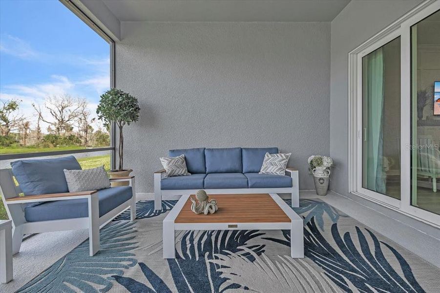 Exterior details and patio area of a home in , Parrish (Image 28).