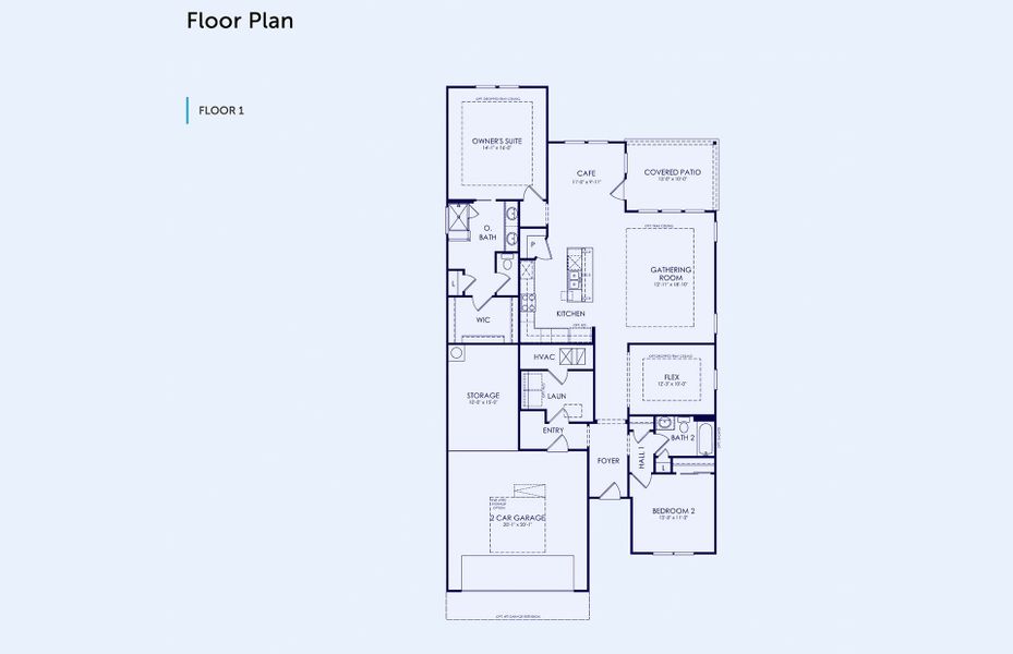 2D floor plan layout of this home in Del Webb Austin at Lost Pines, Bastrop, TX (Image 5). 2D floor plan layout of this home in Del Webb Austin at Lost Pines, Bastrop, TX (Image 5).