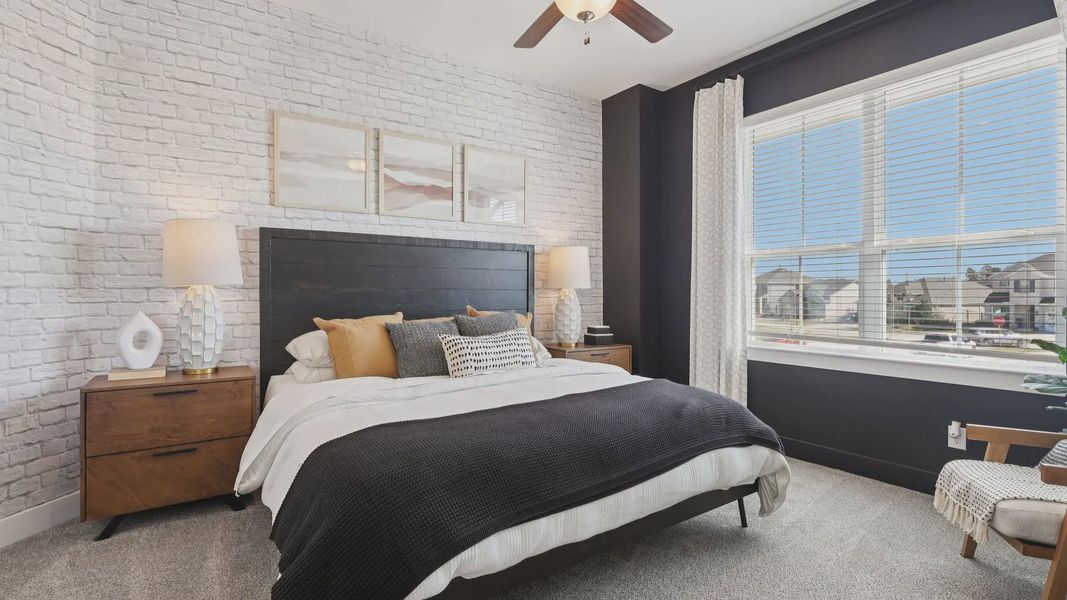 Furnished interior view inside a new home in Balmoral, Atascocita (Image 22).