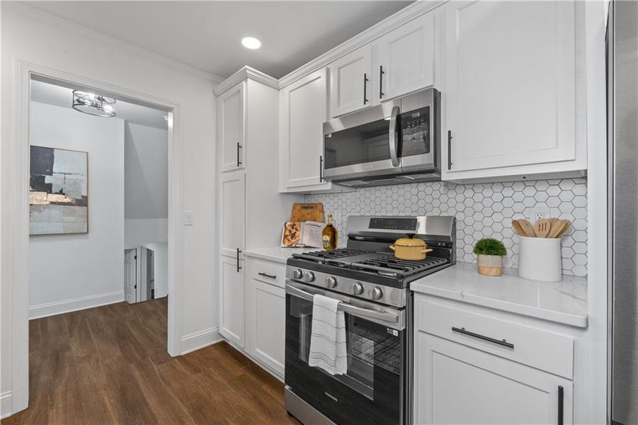 Furnished interior view inside a new home in , East Point (Image 15).