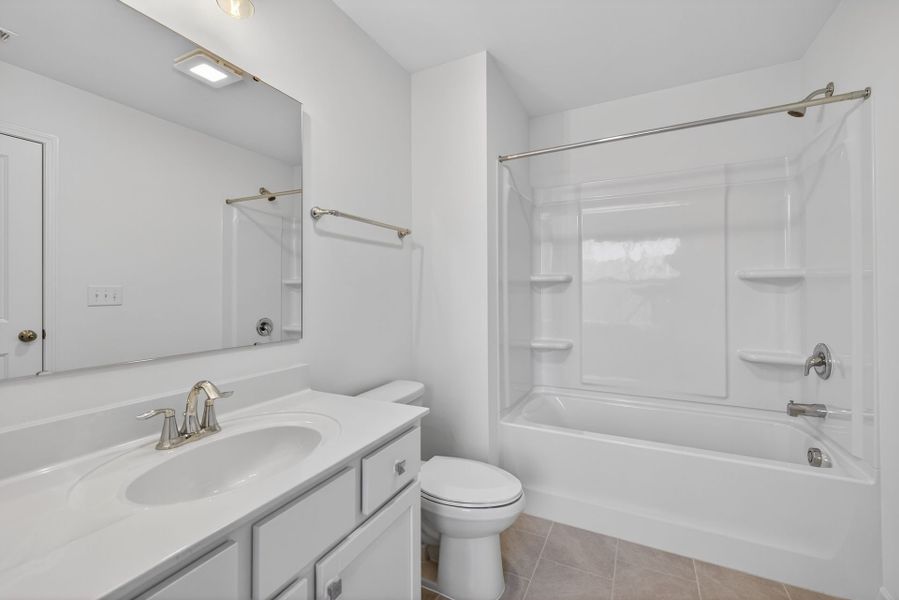 Furnished interior view inside a new home in Copper Ridge at Flowers Plantation, Clayton (Image 28).