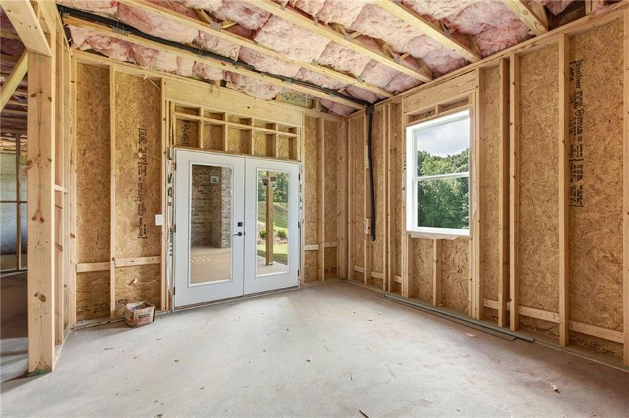 In-progress construction of a new home in , Jefferson, GA (Image 75).