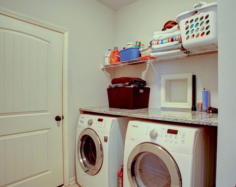 Representative furnished interior of a home built from the The Stratton by Bamford and Company in Rowland Springs, Cartersville (Image 12).