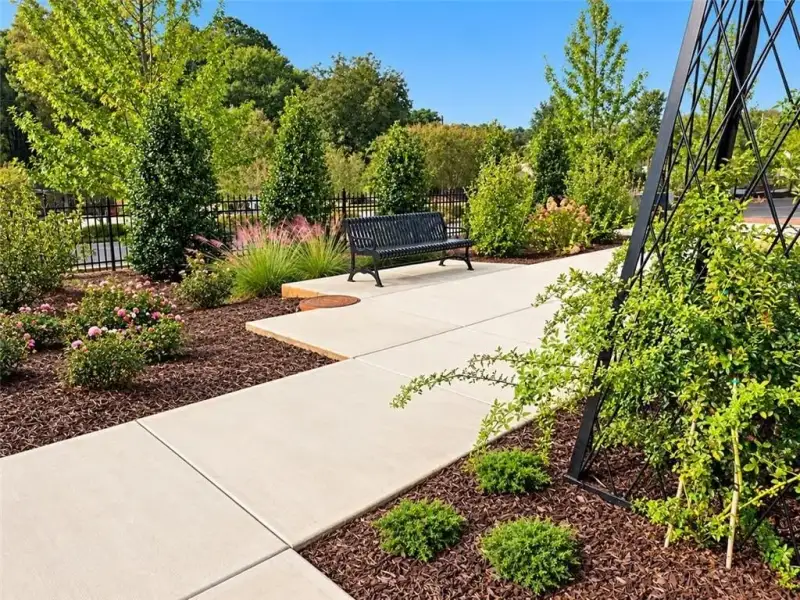 Come sit on your community park bench and enjoy some fresh air