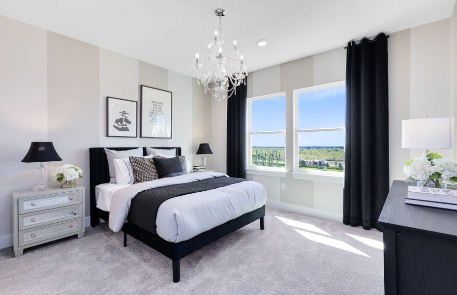 Representative furnished interior of a home built from the Roseland by Pulte Homes in Lakehaven Estates, Clermont (Image 18). Representative furnished interior of a home built from the Roseland by Pulte Homes in Lakehaven Estates, Clermont (Image 18).