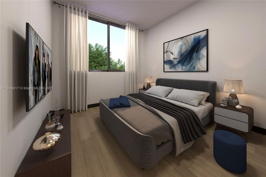 Furnished interior view inside a new home in , Miami (Image 2). Furnished interior view inside a new home in , Miami (Image 2).