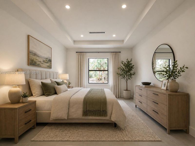 Furnished interior view inside a new home in , Naples (Image 15).