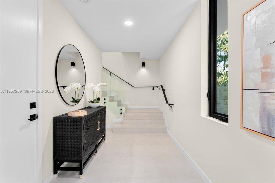 Furnished interior view inside a new home in , Miami (Image 6).