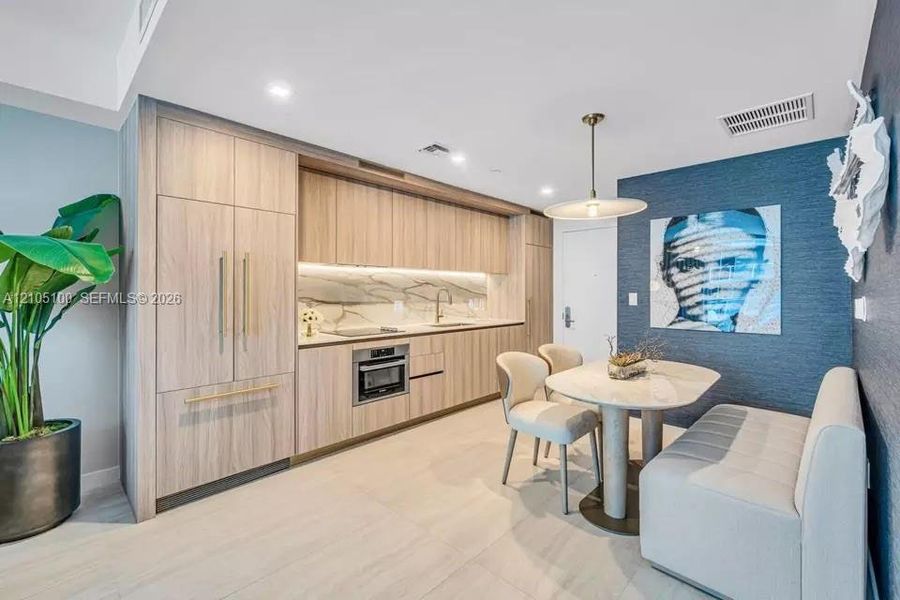 Furnished interior view inside a new home in , Miami (Image 8).