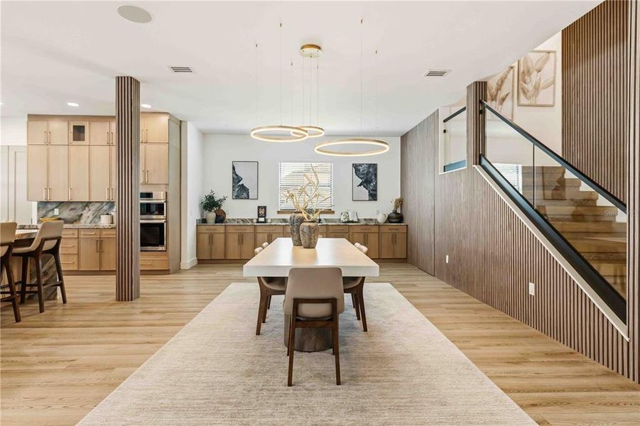 Furnished interior view inside a new home in , Tampa (Image 42).